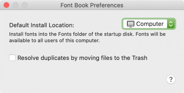 نصب فونت روی macOS