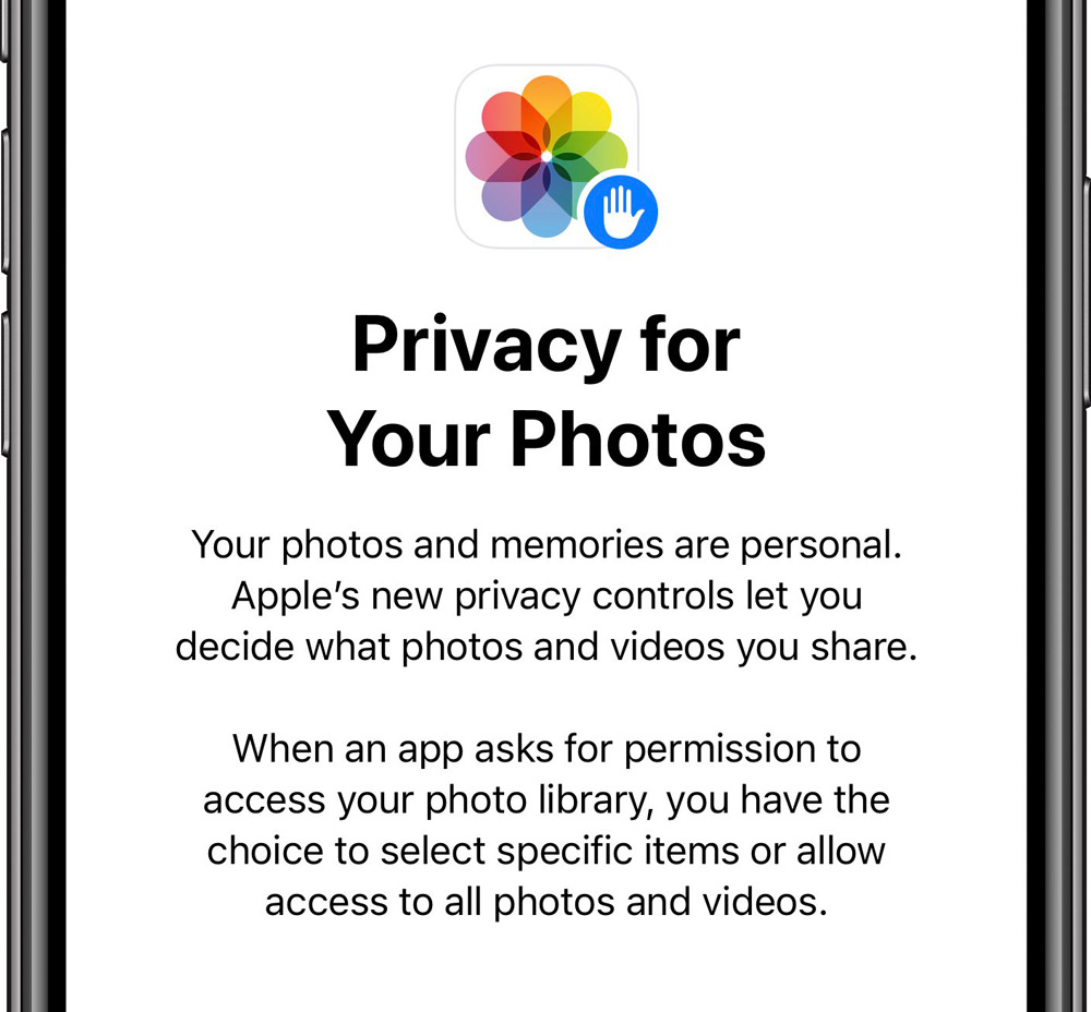 حریم خصوصی تصویر در iOS 14