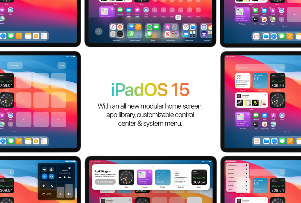 طرح مفهومی iPadOS 15