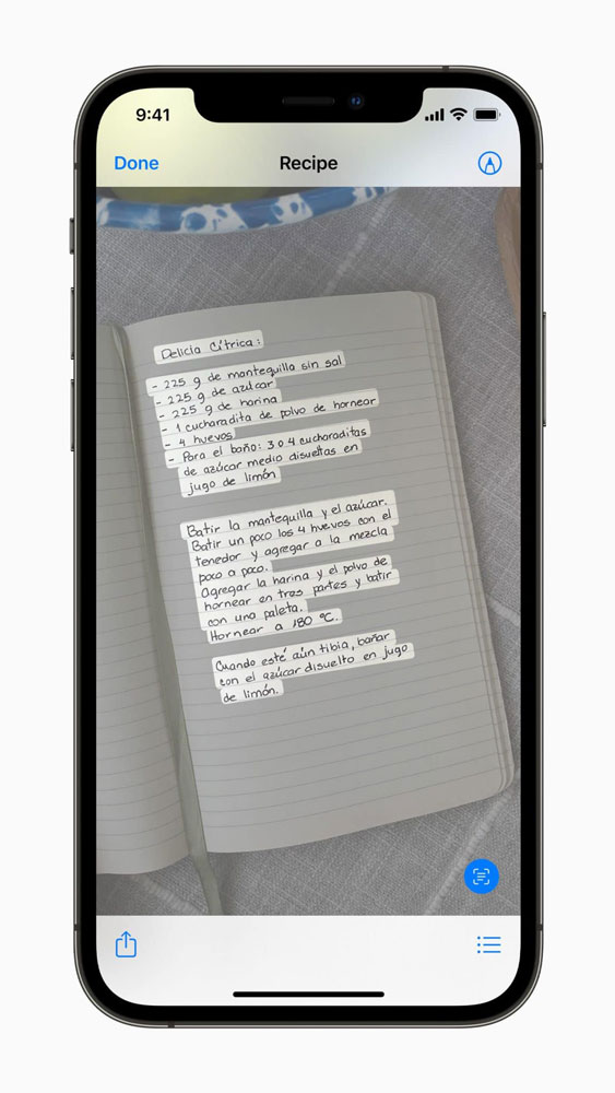 ویژگی متن زنده iOS 15 برای آیفون قدیمی
