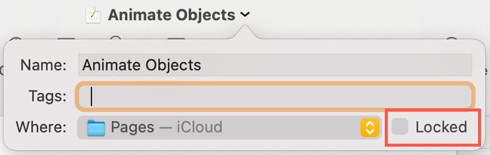 آنلاک کردن پوشه و فایل در macOS