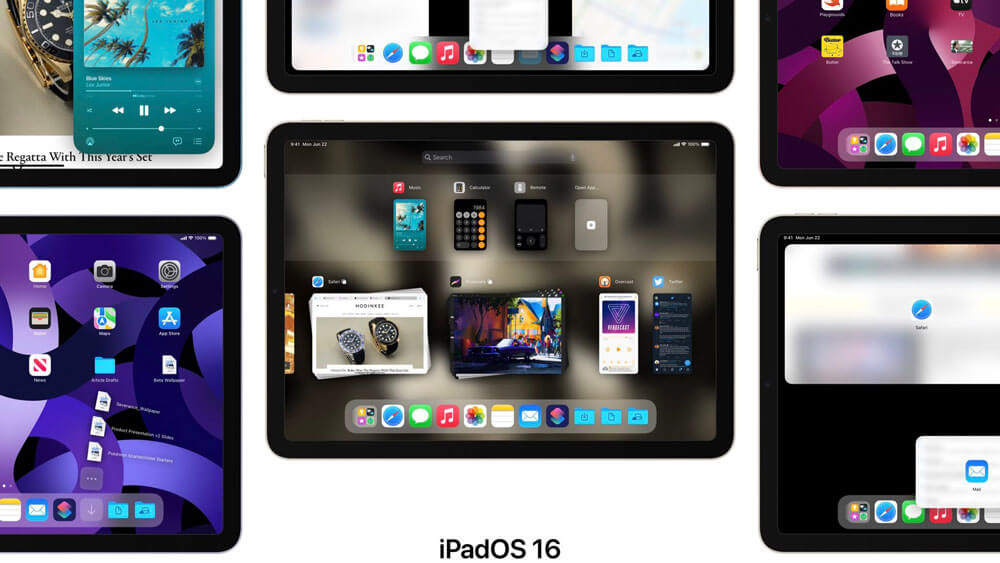 طرحی مفهومی iPadOS 16
