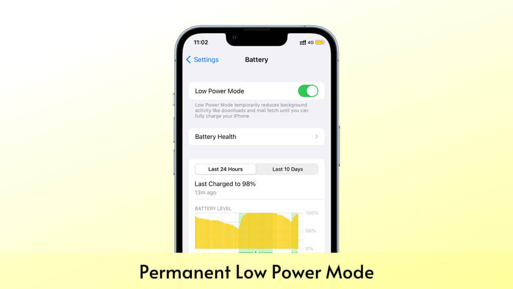 Low Power Mode آیفون