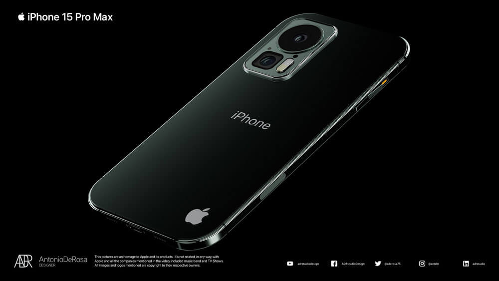 طرح مفهومی iPhone 15 Pro Max